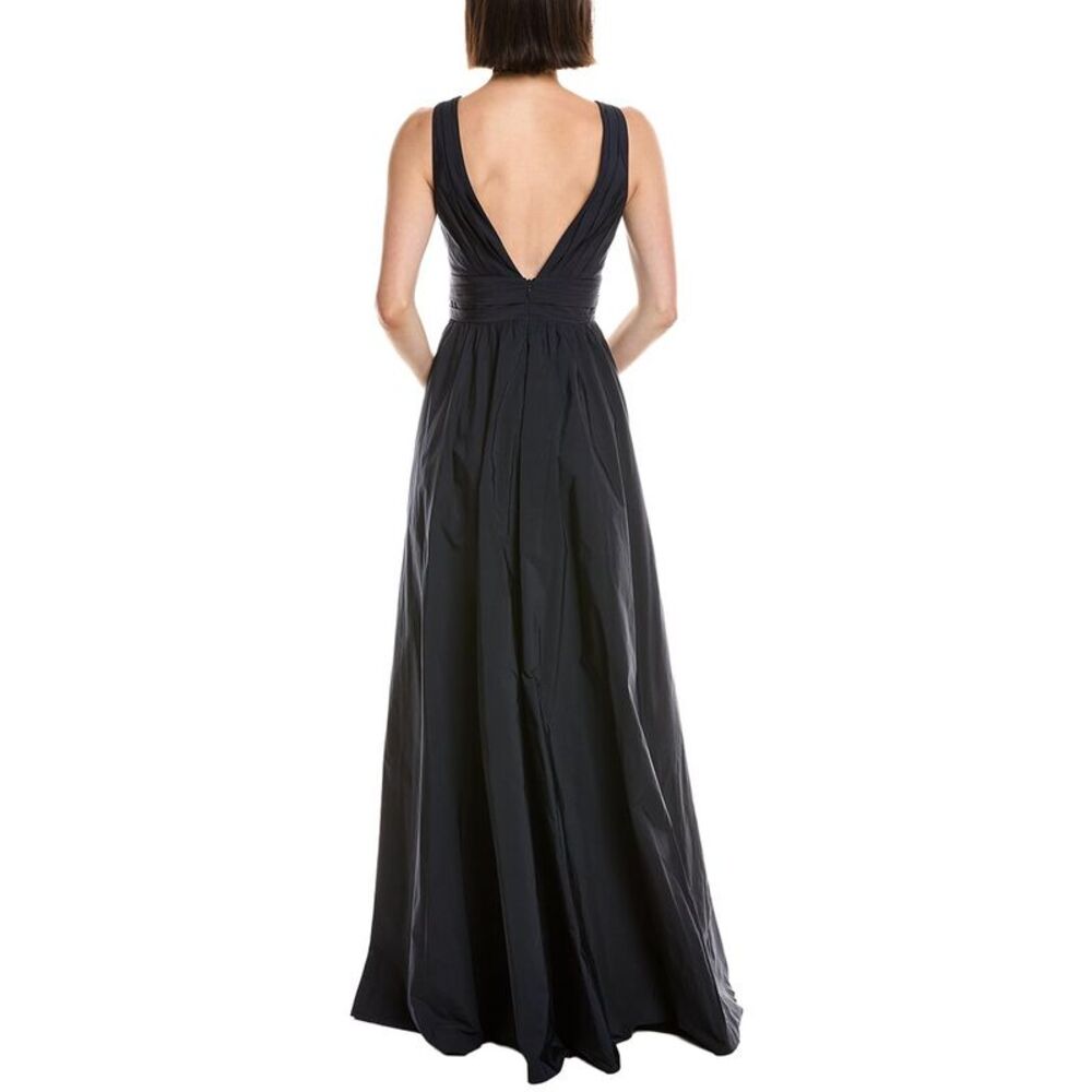 Marchesa Notte Womens  Gown, Navy - Picture 2 of 3